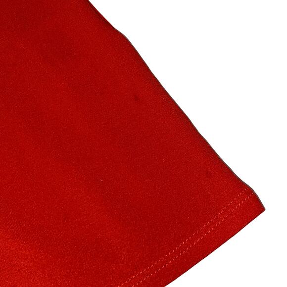 100% Silk Red Short Sleeve Blouse Scoop Neck Top by EILEEN FISHER in XS - Picture 4 of 6